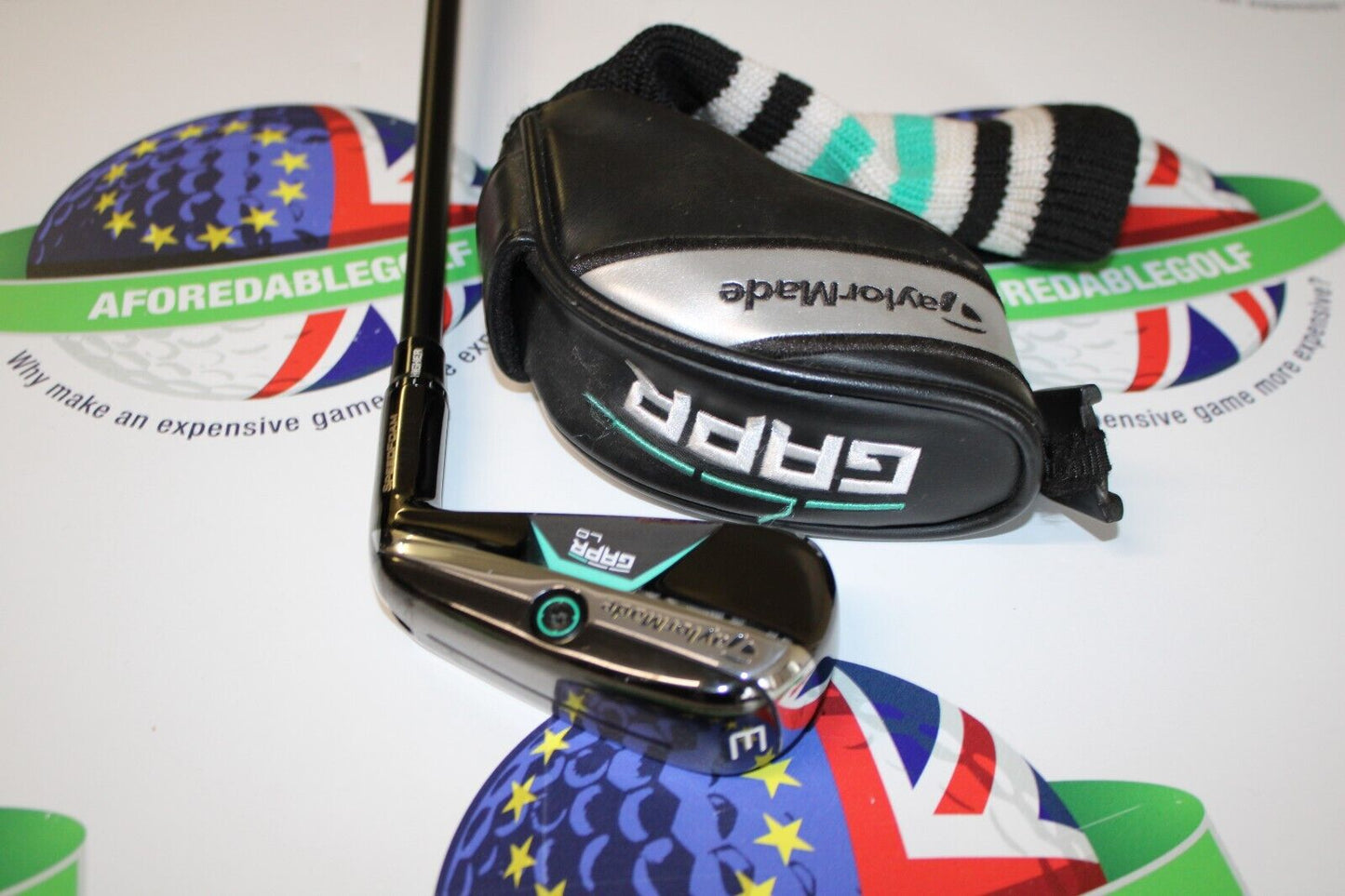 Used Taylormade Gapr Lo 3 Iron Kbs Hybrid 70G Graphite Shaft Regular Flex