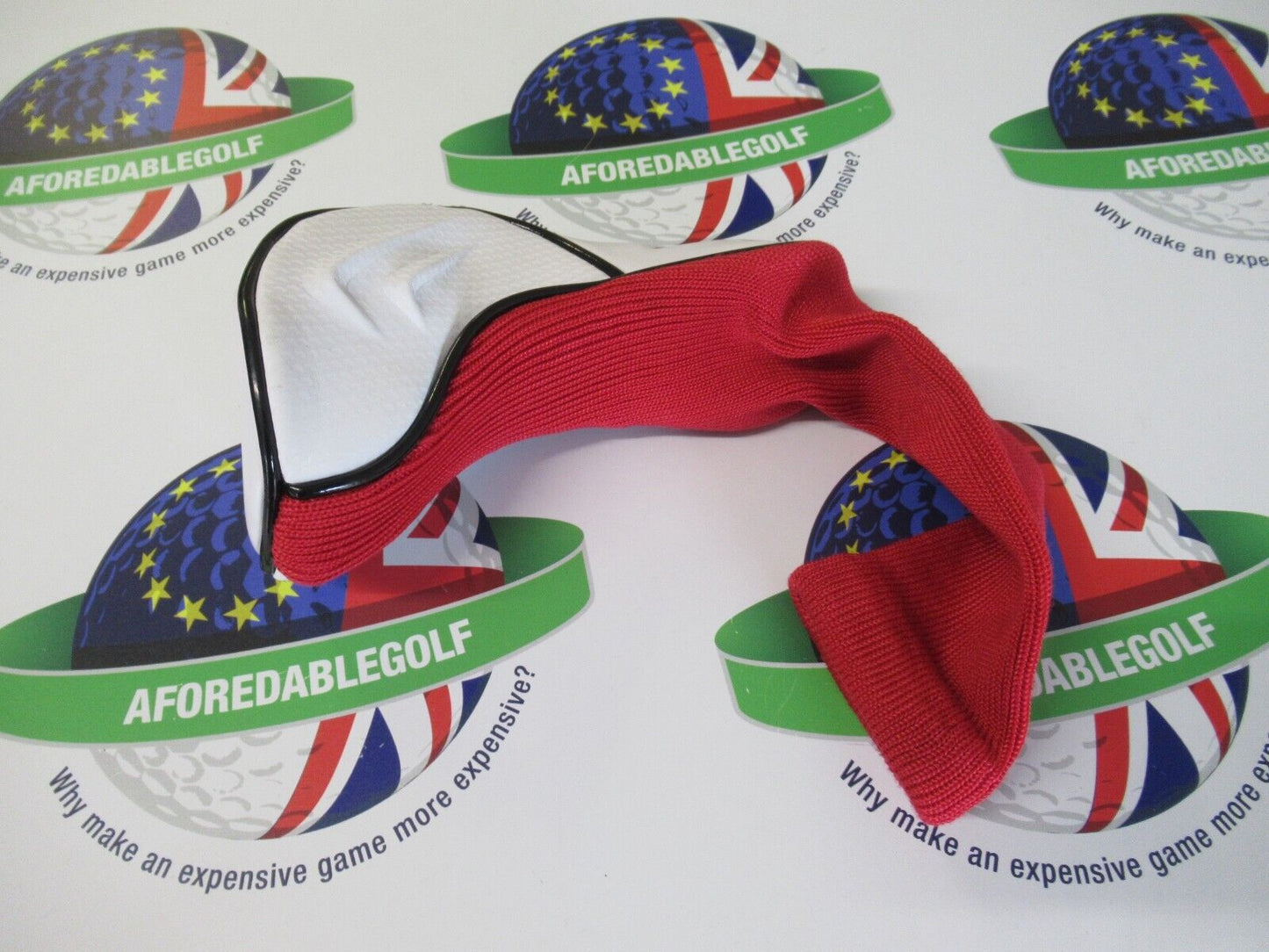 Used Srixon Z White/Red/Silver/Black #2 Hybrid/Rescue Head Cover