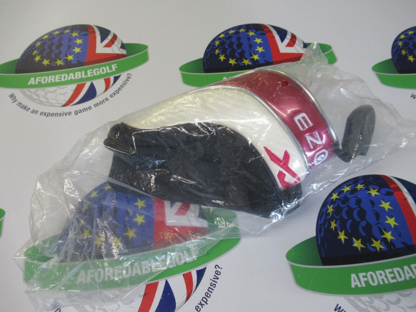 New Yonex Ezone Xp White/Silver/Magenta Hybrid/Rescue Head Cover