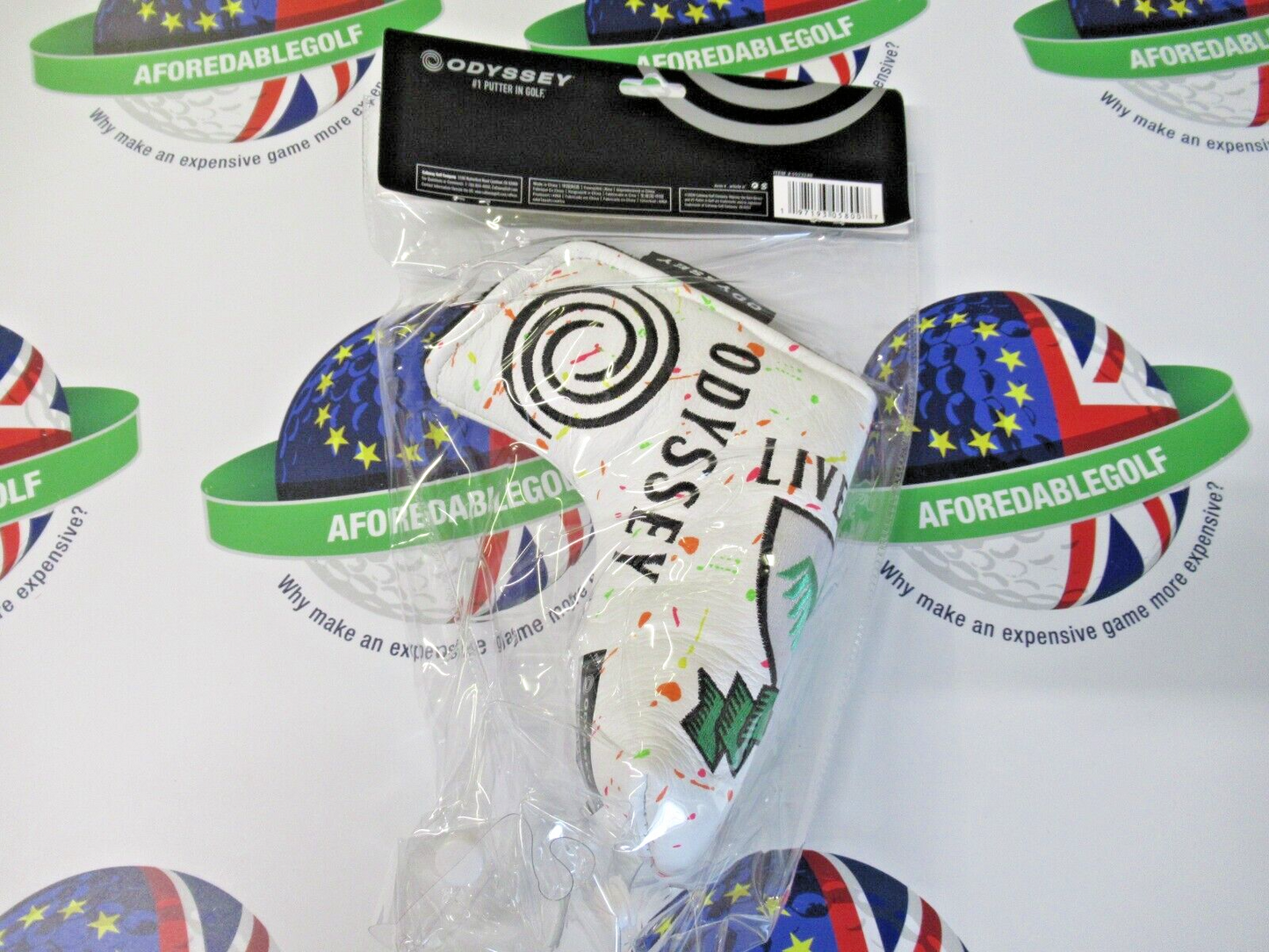 New Odyssey Limited Edition Leather July Major 2023 Blade Putter Head Cover