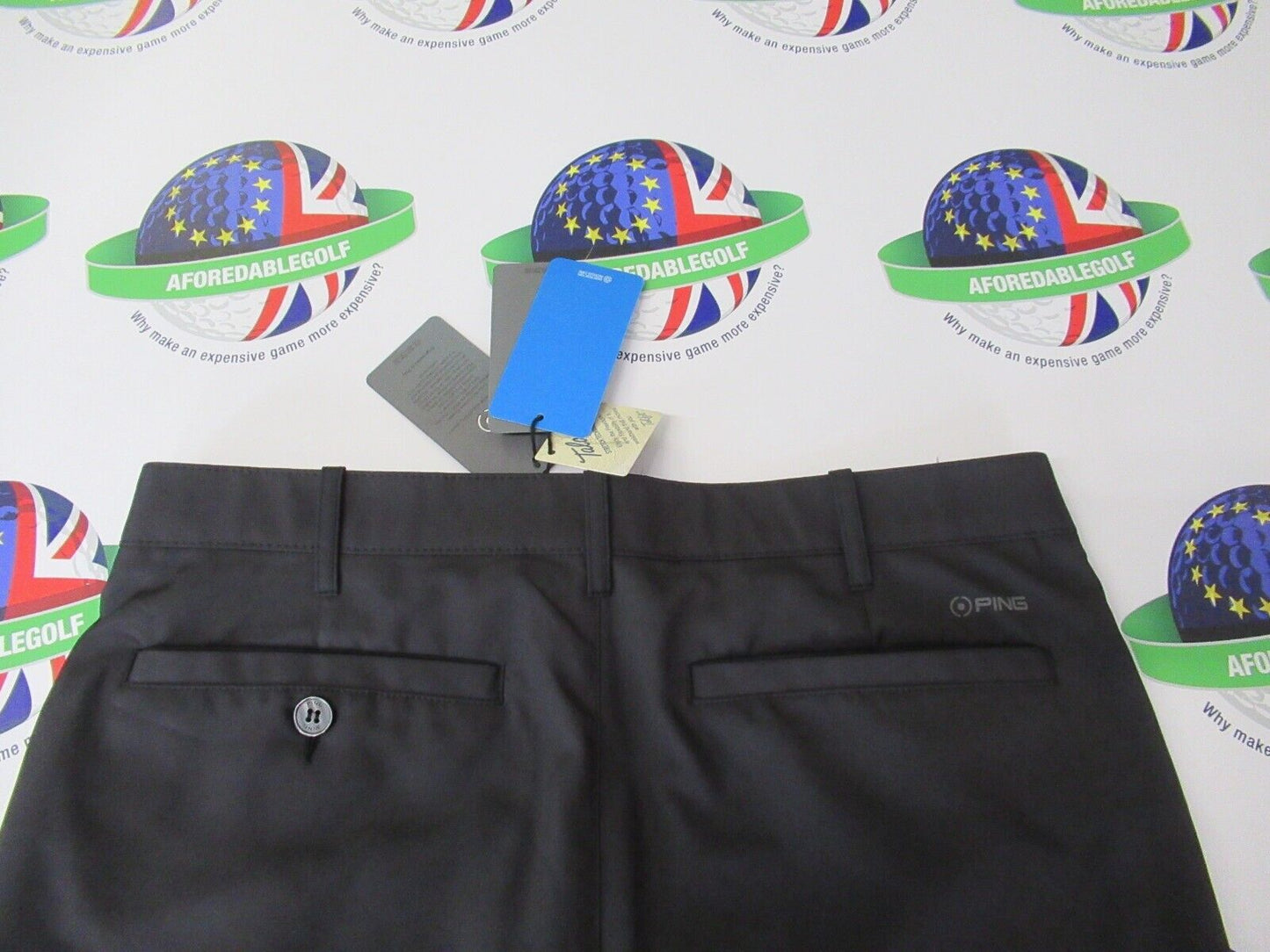 Ping Bradley Black Golf Trousers Waist 30" X Leg 31"