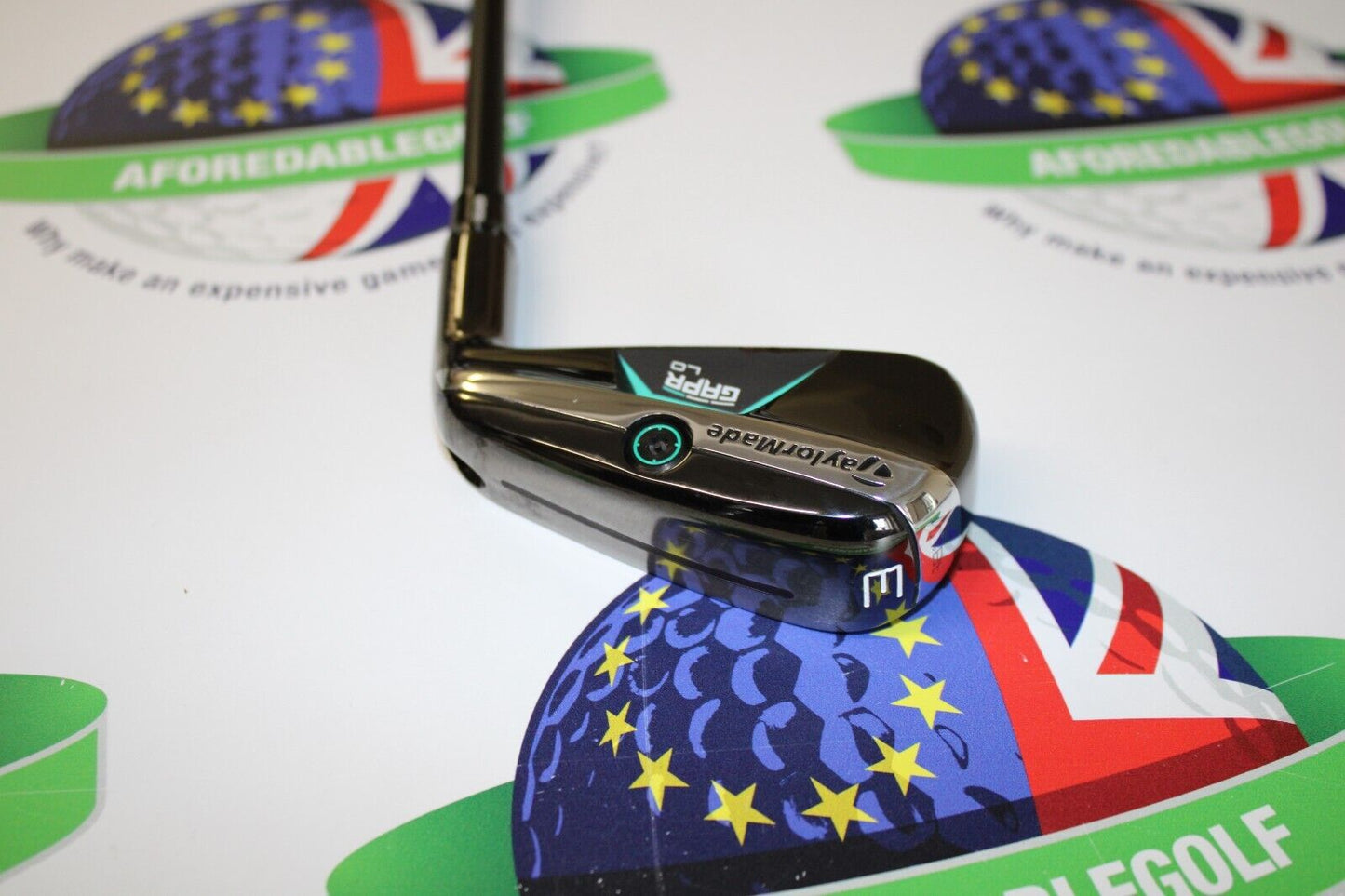 Used Taylormade Gapr Lo 3 Iron Kbs Hybrid 70G Graphite Shaft Regular Flex