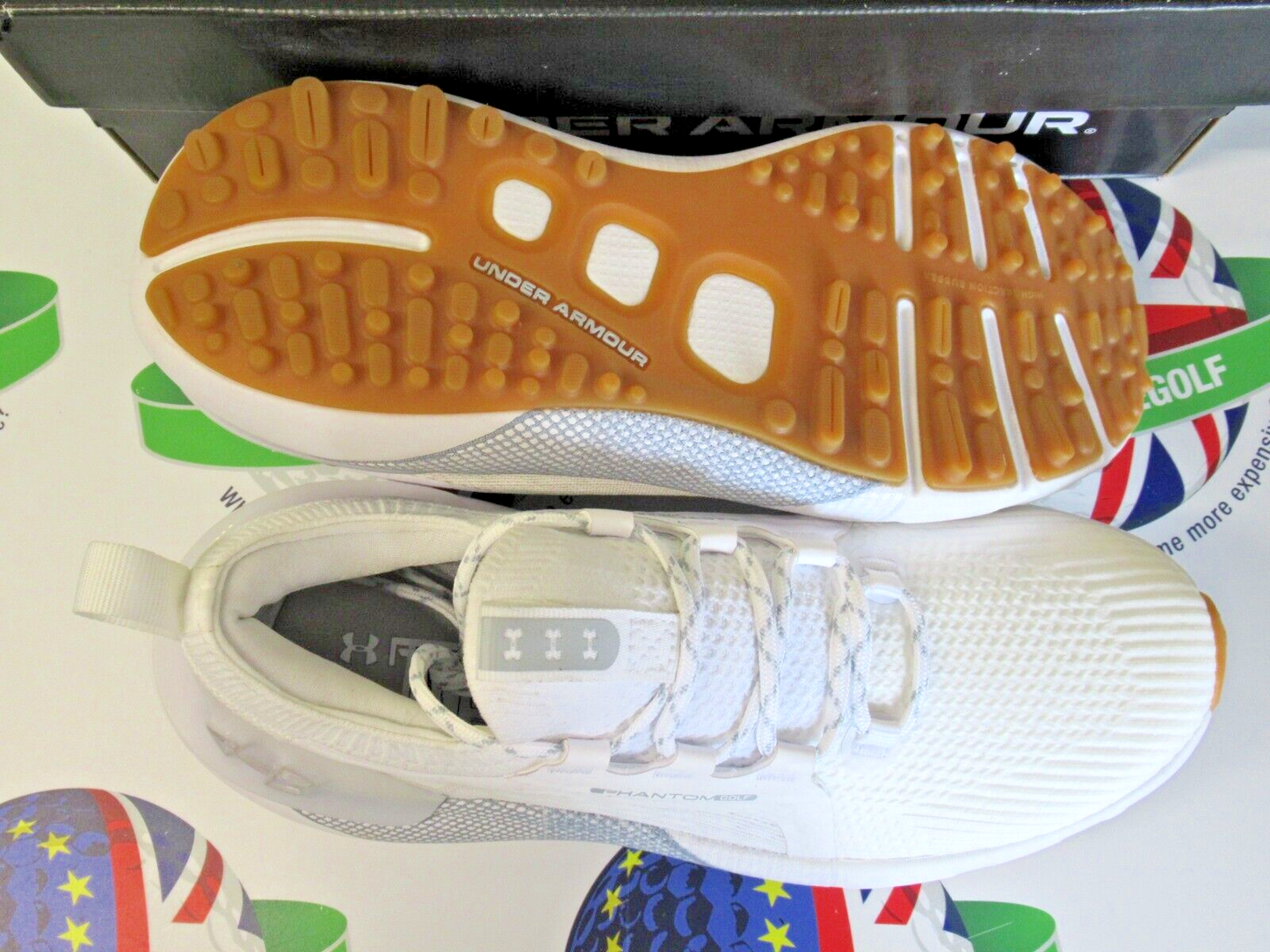under armour phantom golf shoes white uk size 6
