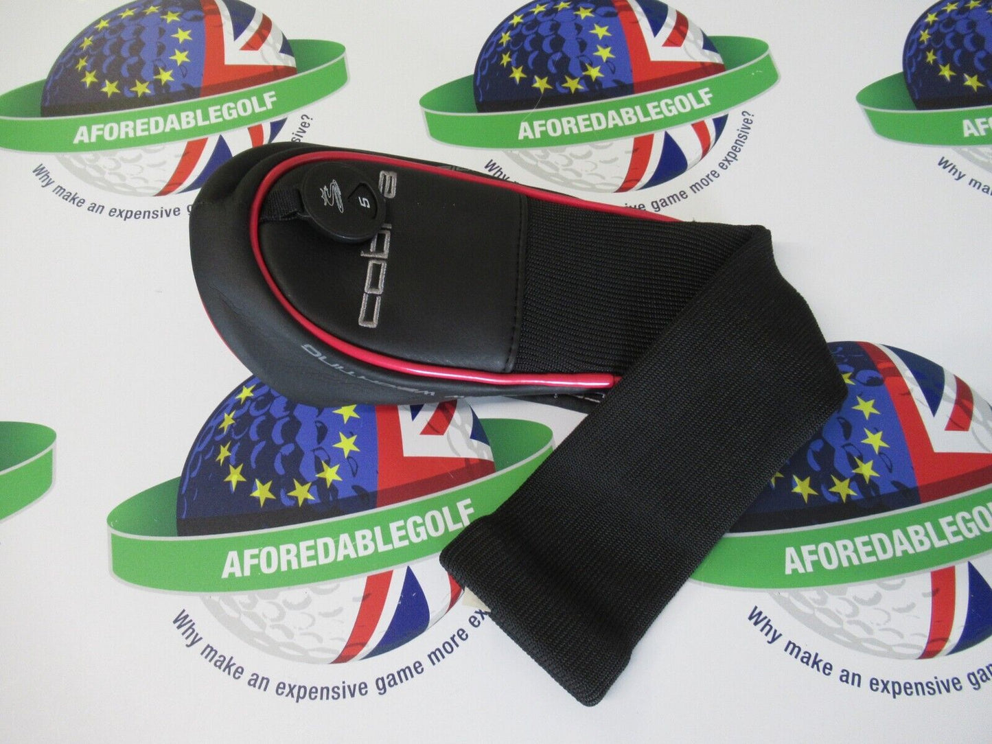 Used Cobra F-Max Black/Magenta Fairway Wood Head Cover