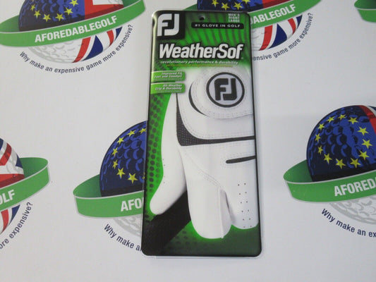 footjoy weathersof golf glove right hand golf glove large