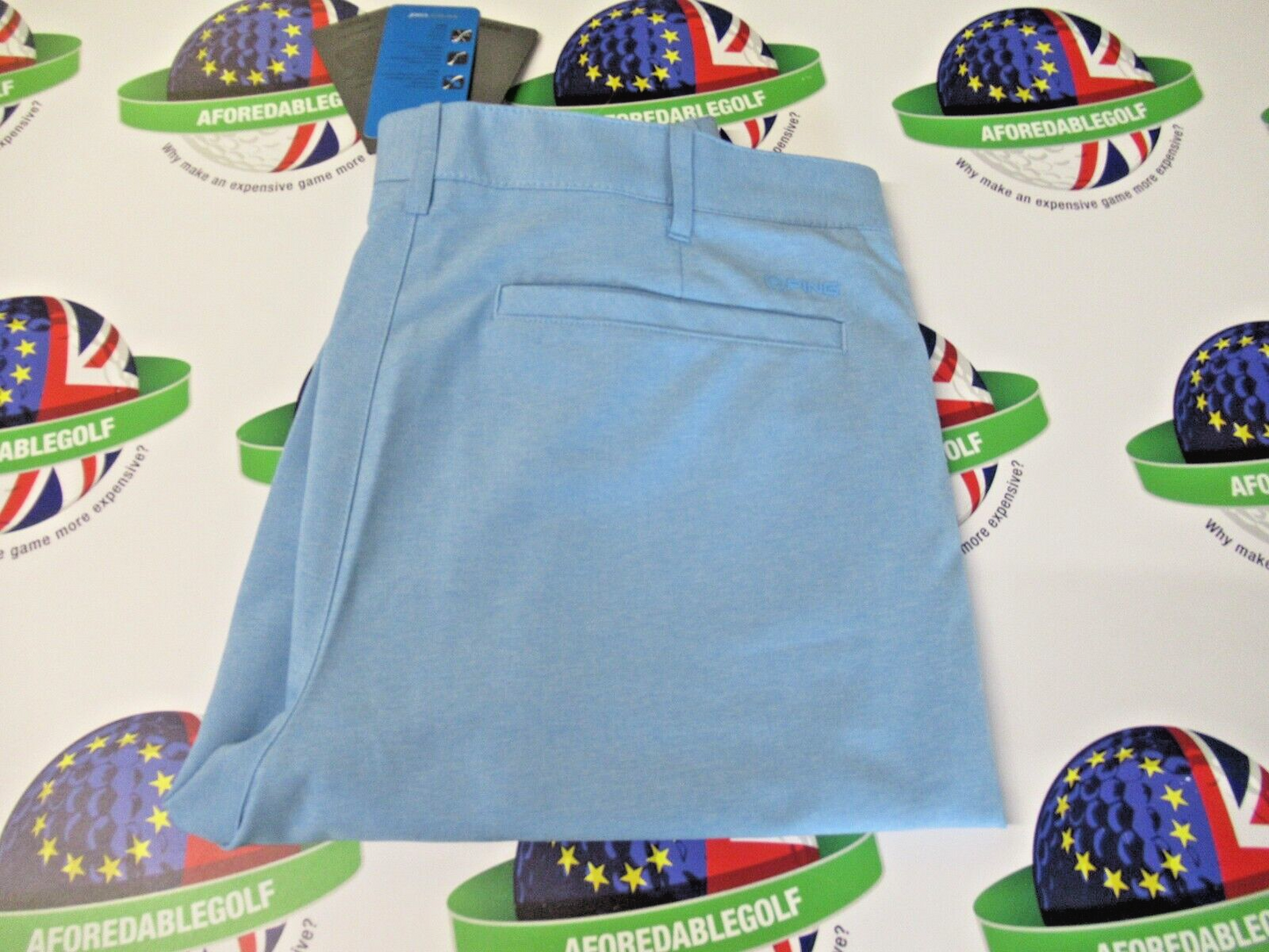 ping bradley infinity blue marl golf shorts waist 32"