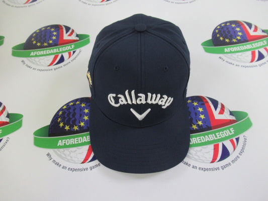 callaway golf tour fitted rogue st navy golf cap apex chrome soft size large/xl