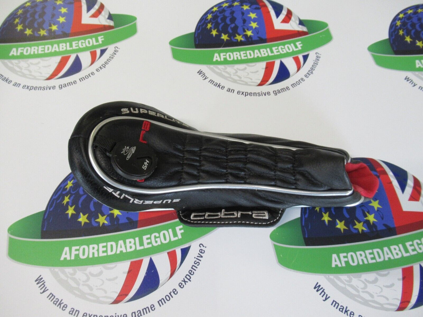 Used Cobra F-Max Black/Grey/Red Hybrid/Rescue Head Cover