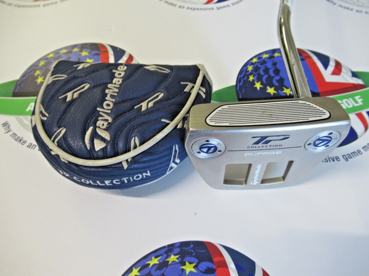 Used Taylormade Tp Collection Dupage 34" Putter & Headcover Lamkin Skin Fit