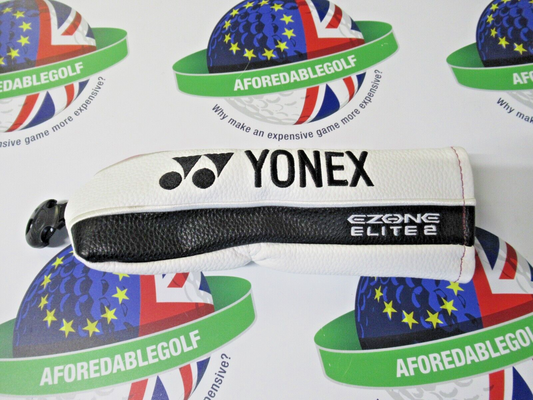 new yonex ezone elite 2 white/black/magenta hybrid/rescue head cover