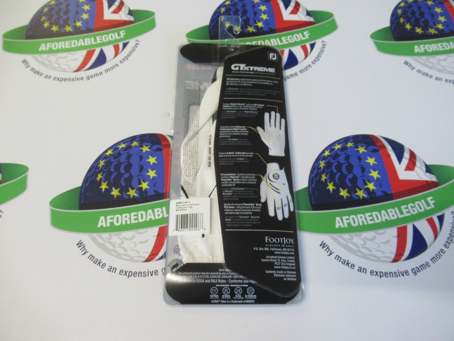 Footjoy Ladies Gtxtreme Left Hand Glove For Right Hand Player Large