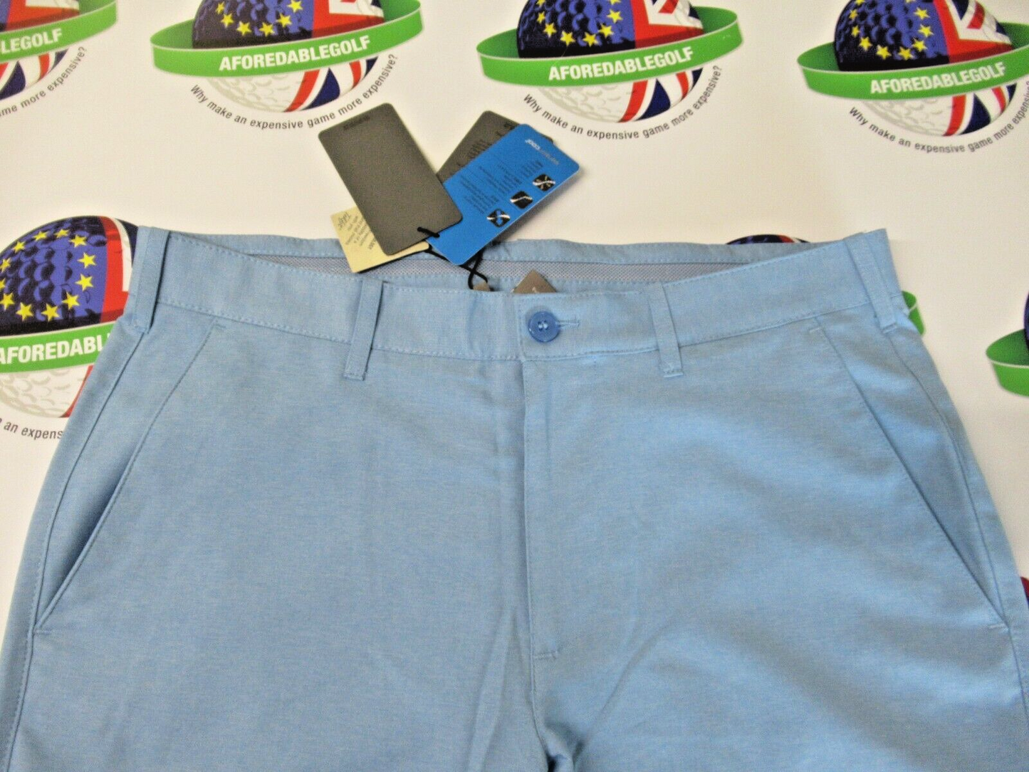 ping bradley infinity blue marl golf shorts waist 34"