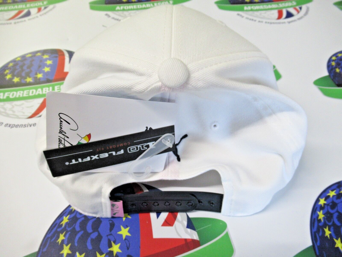 puma 110 snap back adjustable p arnold palmer white golf cap