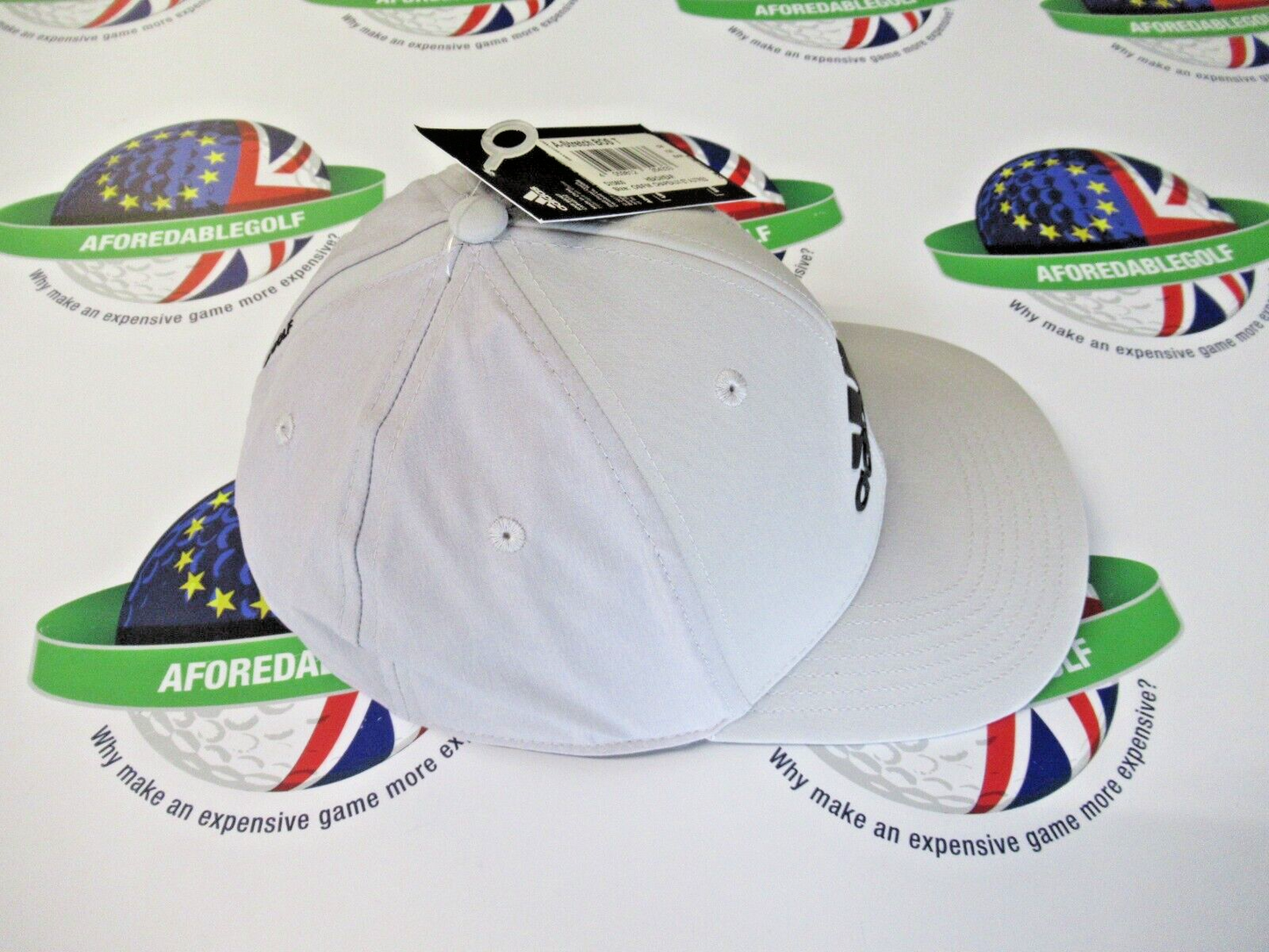 adidas a-stretch bos adjustable grey golf cap