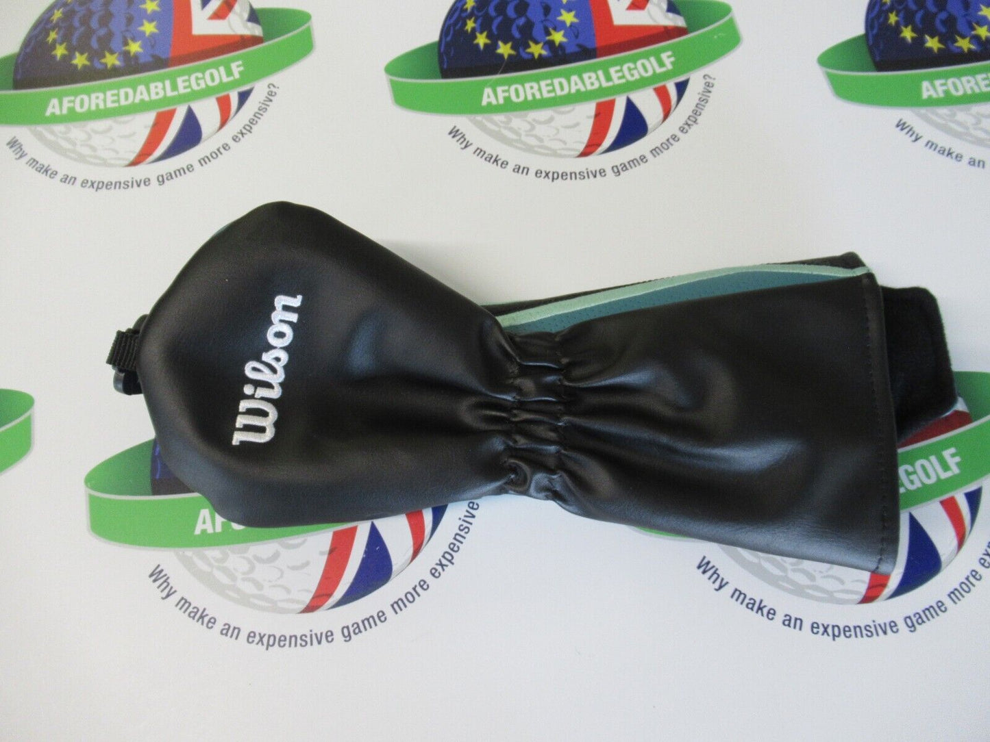 Used Wilson Staff D9 Turquoise/Silver Fairway Wood Head Cover