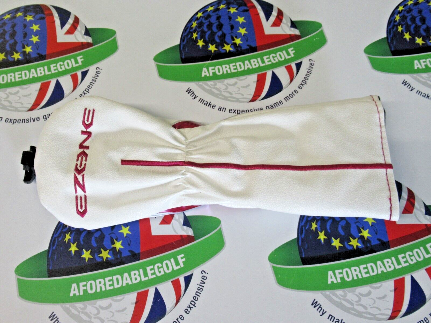 Used Yonex Ezone White/Magenta/Silver Fairway Head Cover