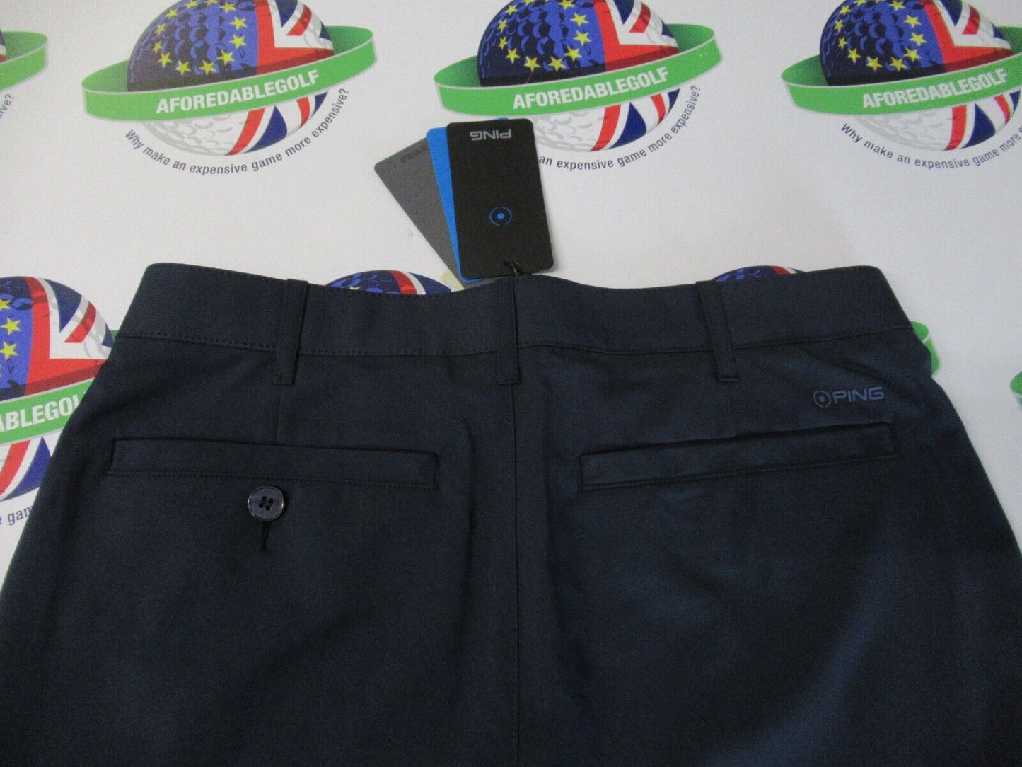 Ping Bradley Navy Golf Shorts Waist 38"