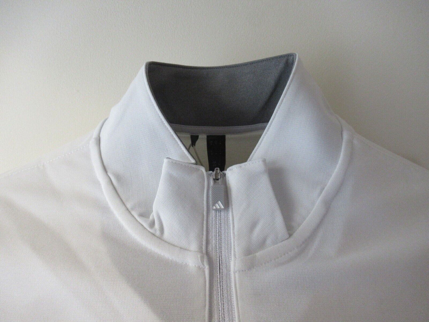 Adidas Golf Elevated 1/4 Zip Sweater White UK Size Medium
