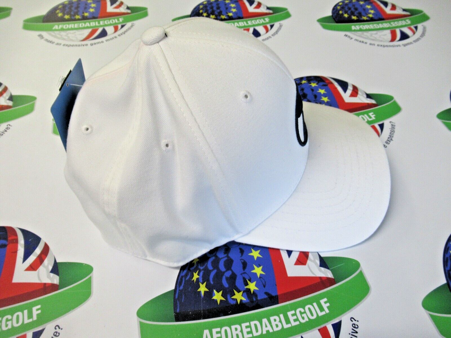 Puma 110 Snap Back Adjustable P Arnold Palmer White Golf Cap