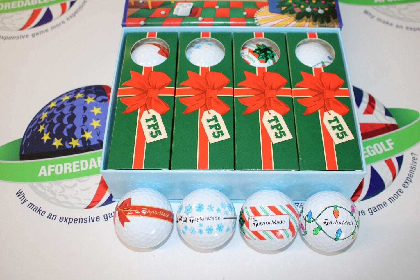 New 12 Taylormade Vault Limited Edition Tp5 Pix Holiday Assortment Golf Balls