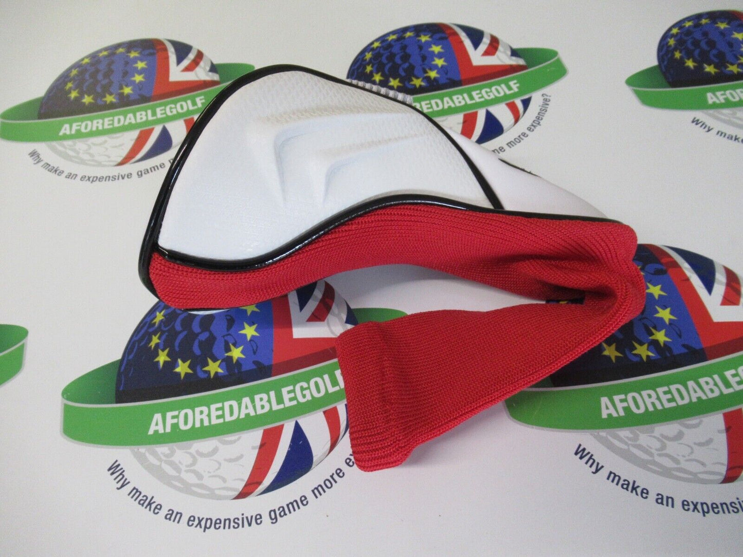 Used Srixon Z White/Red/Silver/Black #3+ Fairway Wood Head Cover