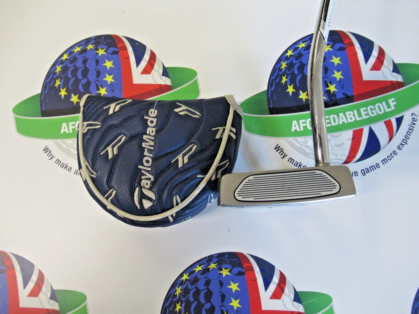 Used Taylormade Tp Collection Dupage 34" Putter & Headcover Lamkin Skin Fit