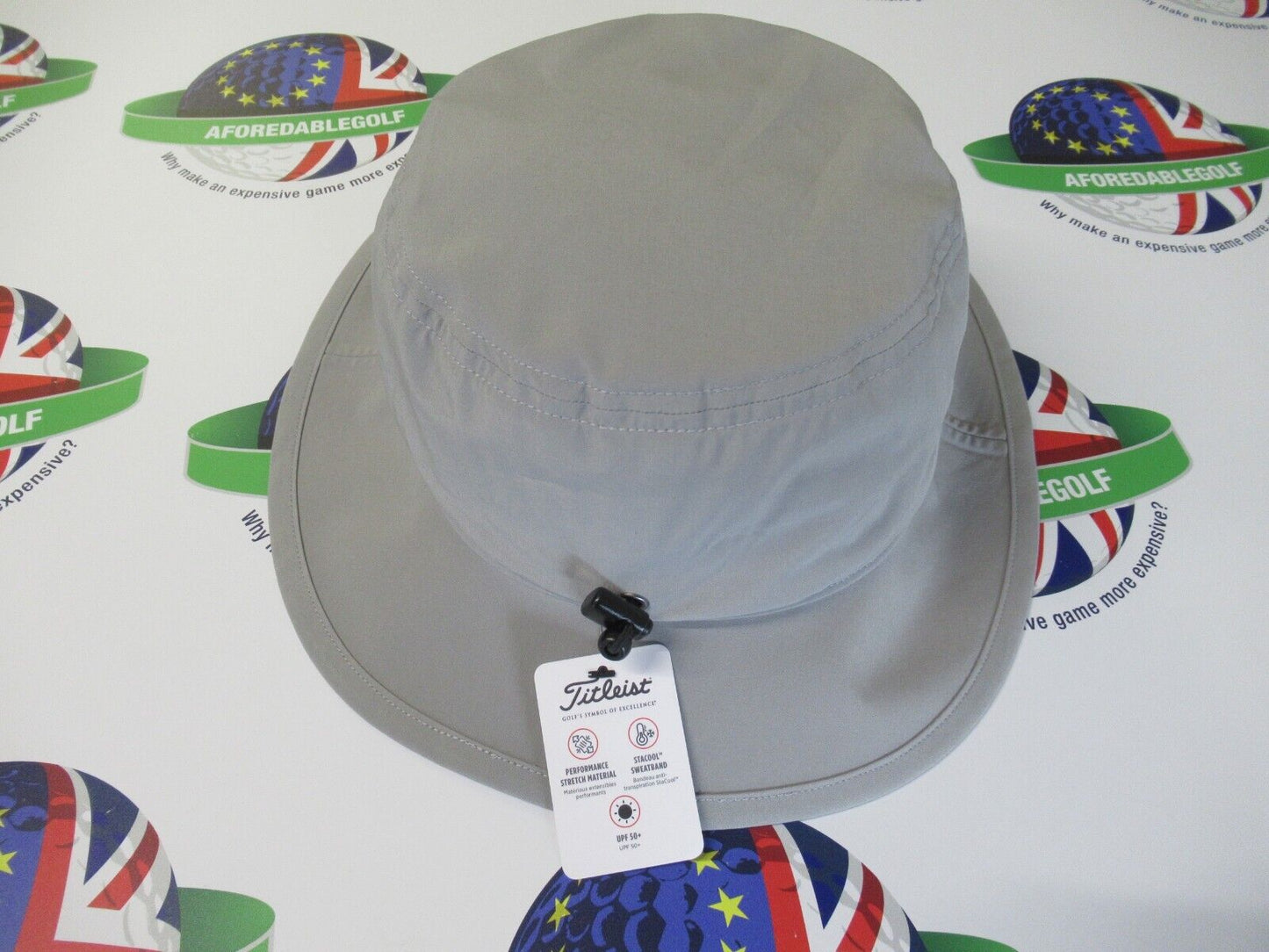 titleist breezer bucket hat grey one size fits all