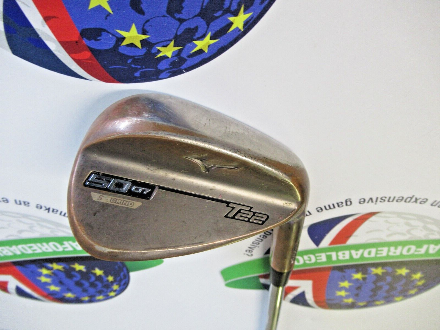 Used Mizuno T22 Copper 50/07 Gap Wedge Dg Tour Issue Steel S400 Stiff Flex