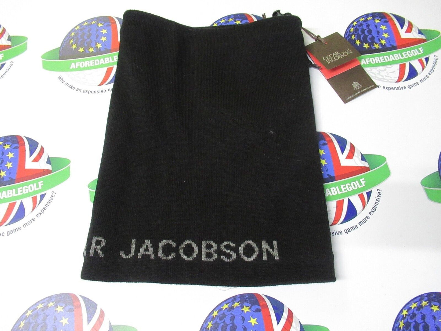 Oscar Jacobson Black/Grey Reversible Autumn/Winter Snood