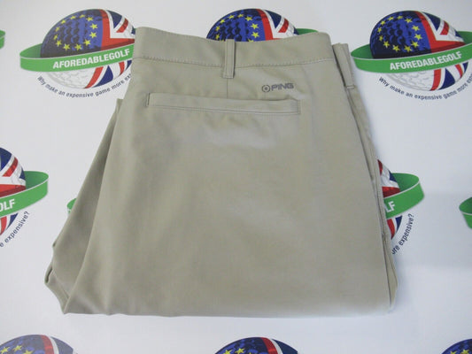 ping bradley clay golf trousers waist 36" x leg 29"