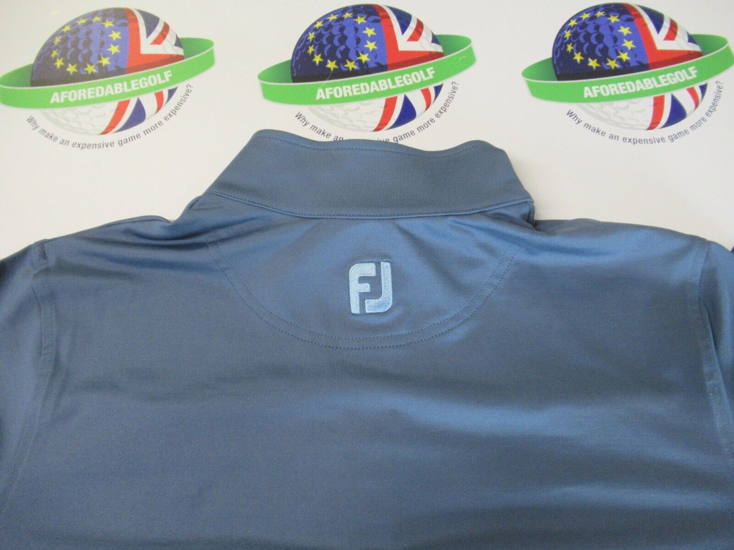 Footjoy Eu Engineered Chest Stripe Chill Out 1/2 Zip Pullover Ink/Blue XL