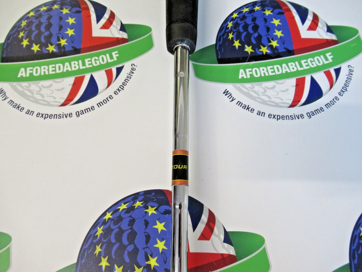 Used Odyssey 355G White Hot Tour #2 33.5" Putter New Touch Jumbo Putter Grip