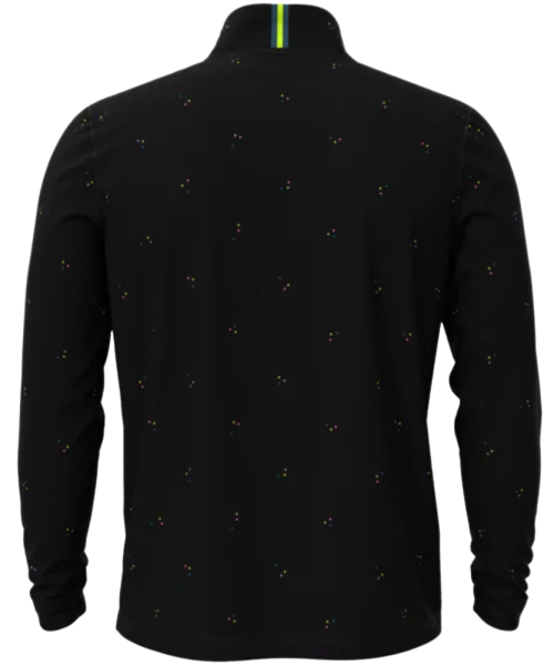 Under Armour Playoff Printed 1/4 Zip Top Black UK Size Large