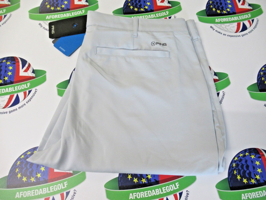 ping bradley pearl grey golf shorts waist 36"
