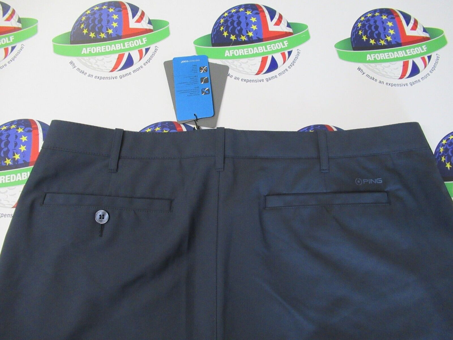 ping bradley navy golf trousers waist 34" x leg 29"