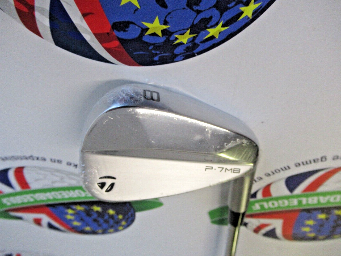 taylormade p.7mb forged 8 iron kbs tour lite steel shaft stiff flex
