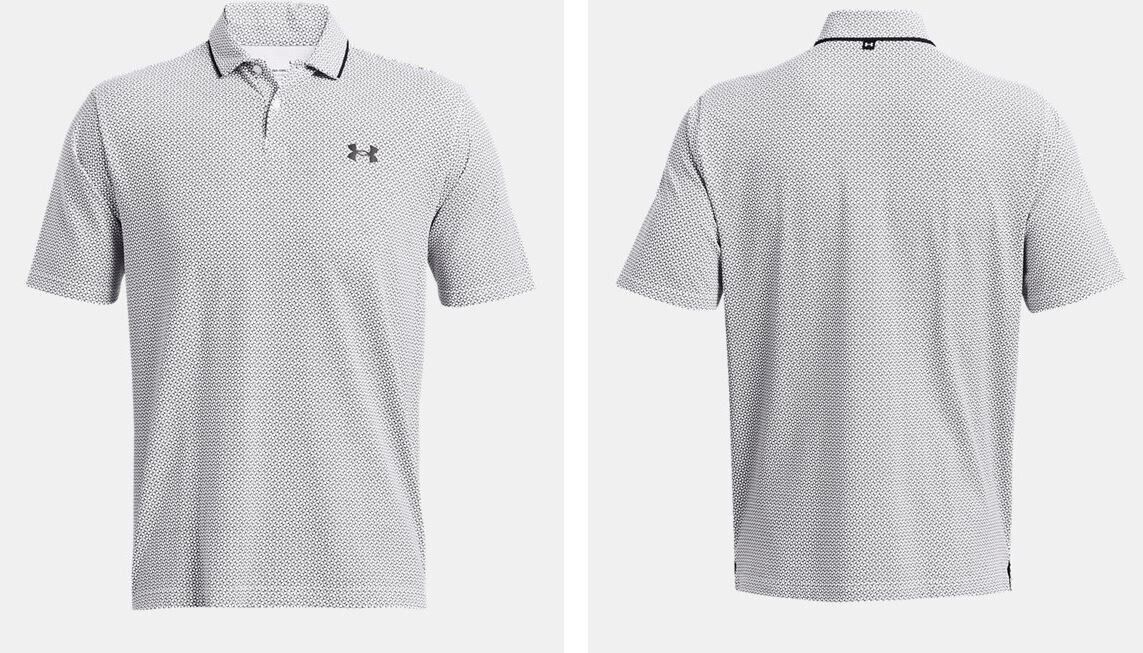 Under Armour Iso-Chill Verge Polo Shirt White/Halo Gray UK Size XXL