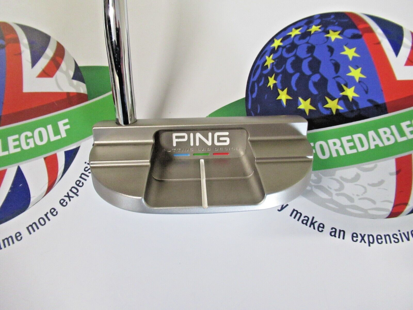 ping pld ds72 34" putter & head cover