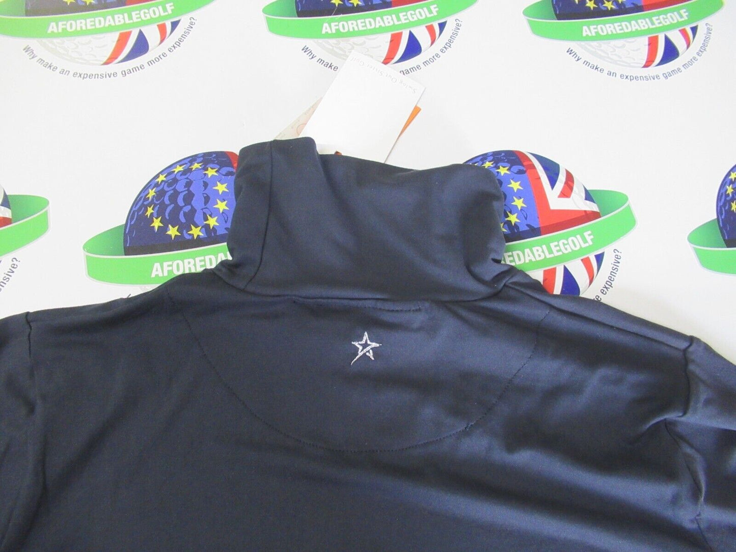 Swing Out Sister Cassie Roll Neck Top Navy UK Size XXL