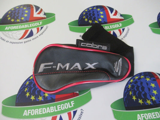used cobra f-max black/magenta hybrid/rescue head cover