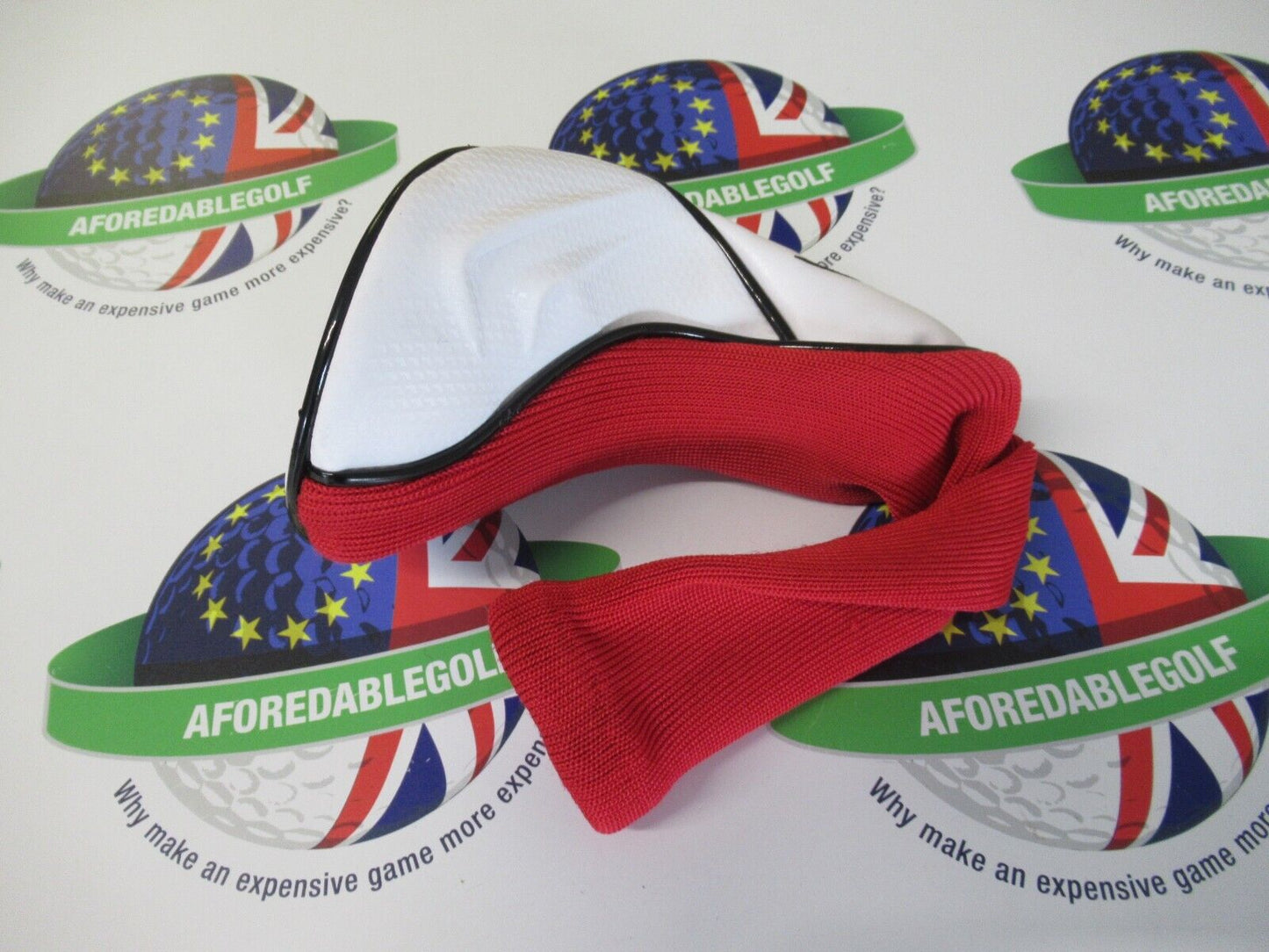 Used Srixon Z White/Red/Silver/Black #3 Fairway Wood Head Cover