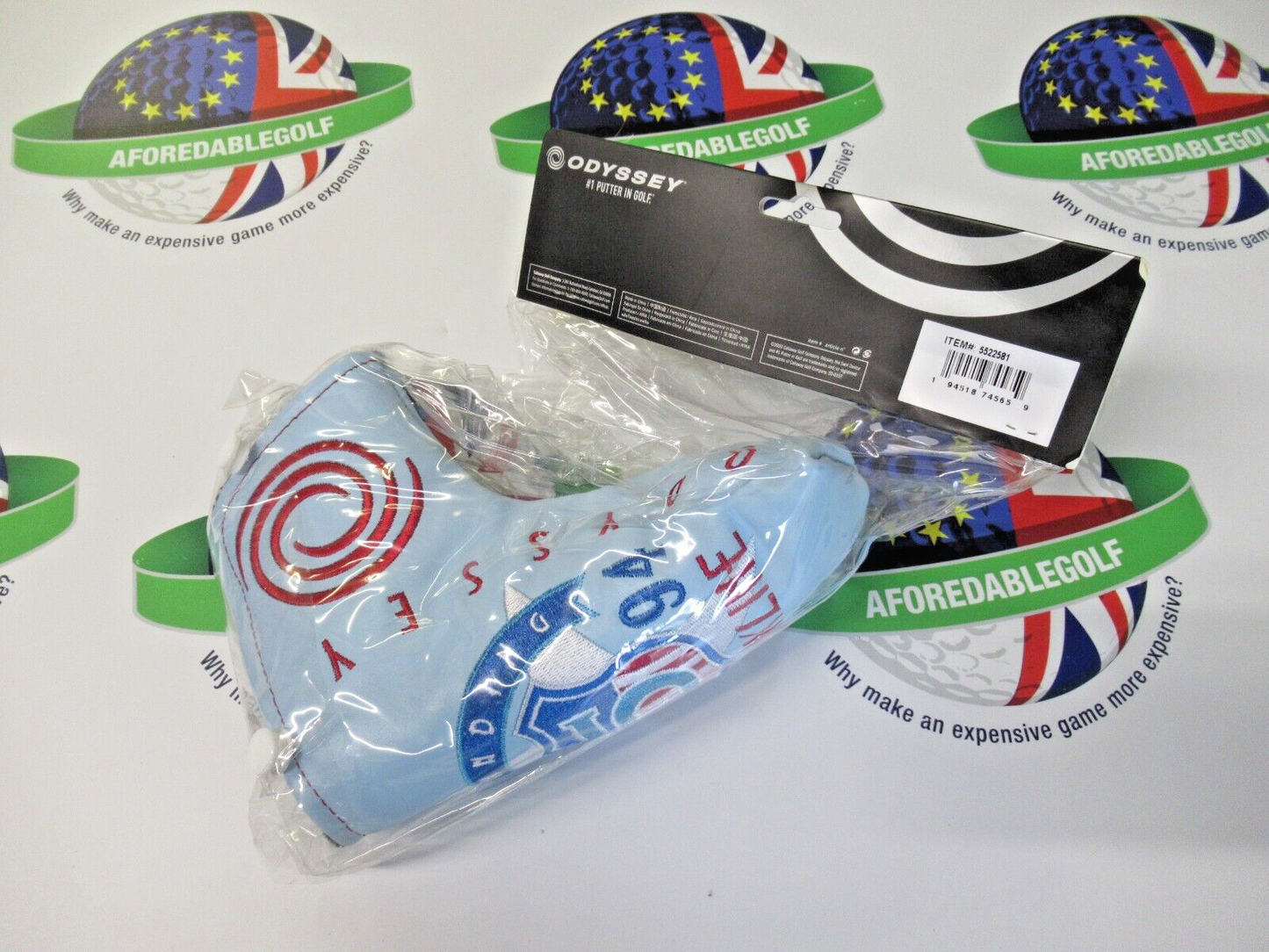 New Odyssey Limited Edition Leather June Major 2022 Blade Putter Head Cover