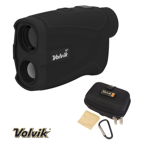 volvik v1 black golf range finder 1200 yards slope feature lightweight & compact