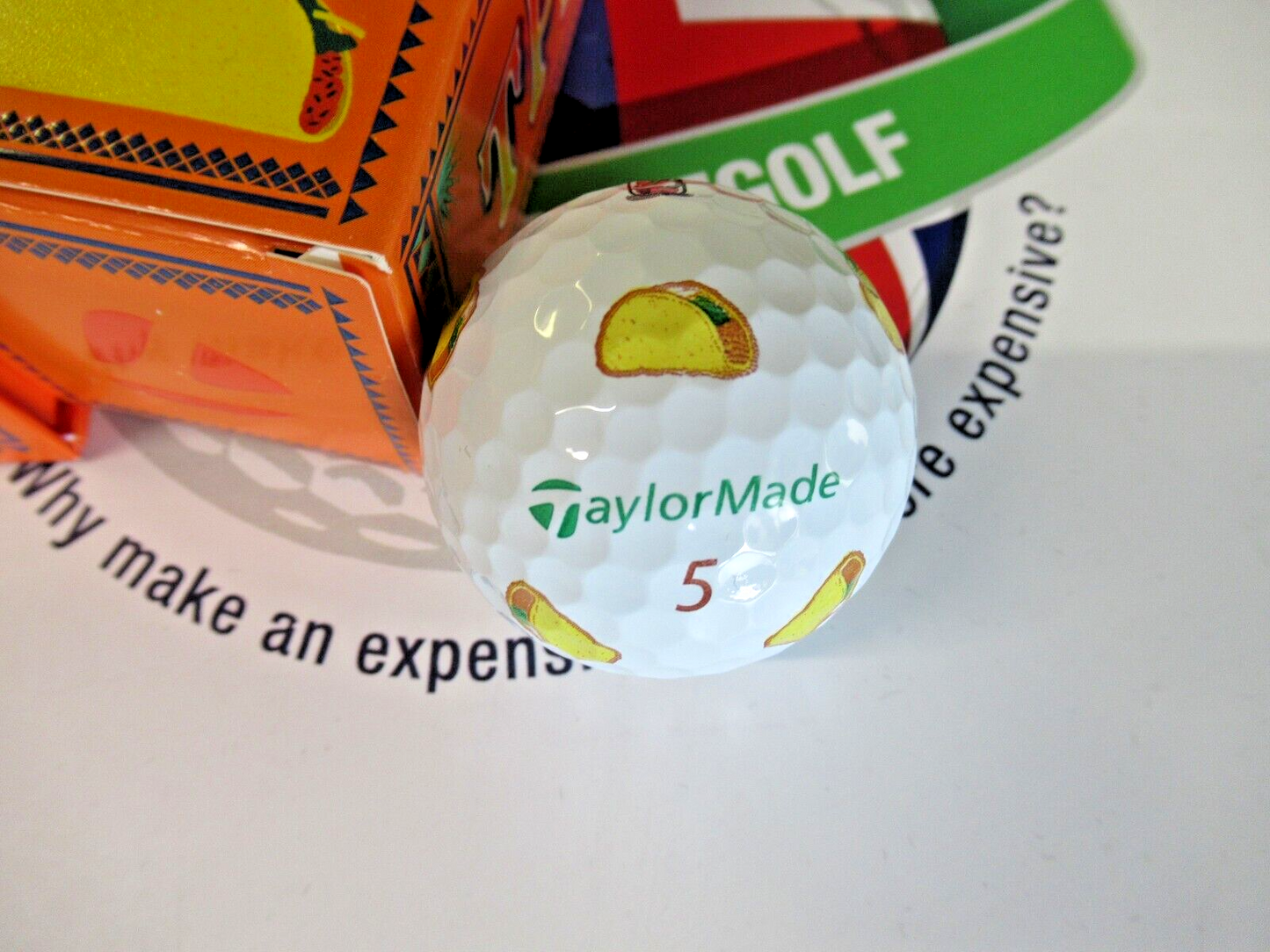 New 12 Taylormade Vault Limited Edition Tp5 X Pix Taco Golf Balls