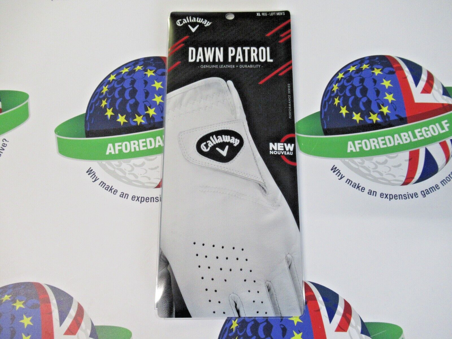 Callaway Dawn Patrol Leather Left Hand Glove For Right Hand Player XL