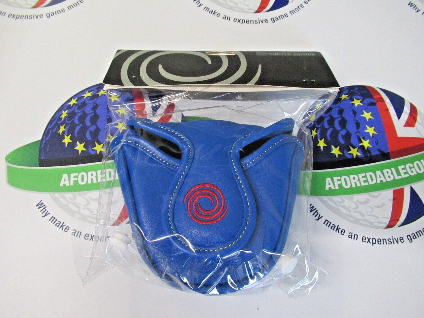 New Odyssey Limited Edition Leather May Major 2022 Mallet Putter Head Cover