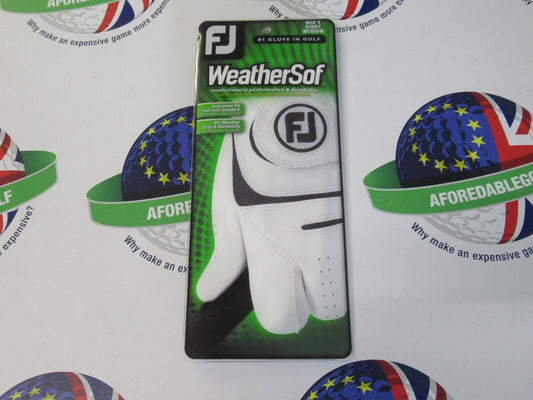 footjoy weathersof golf glove right hand golf glove medium