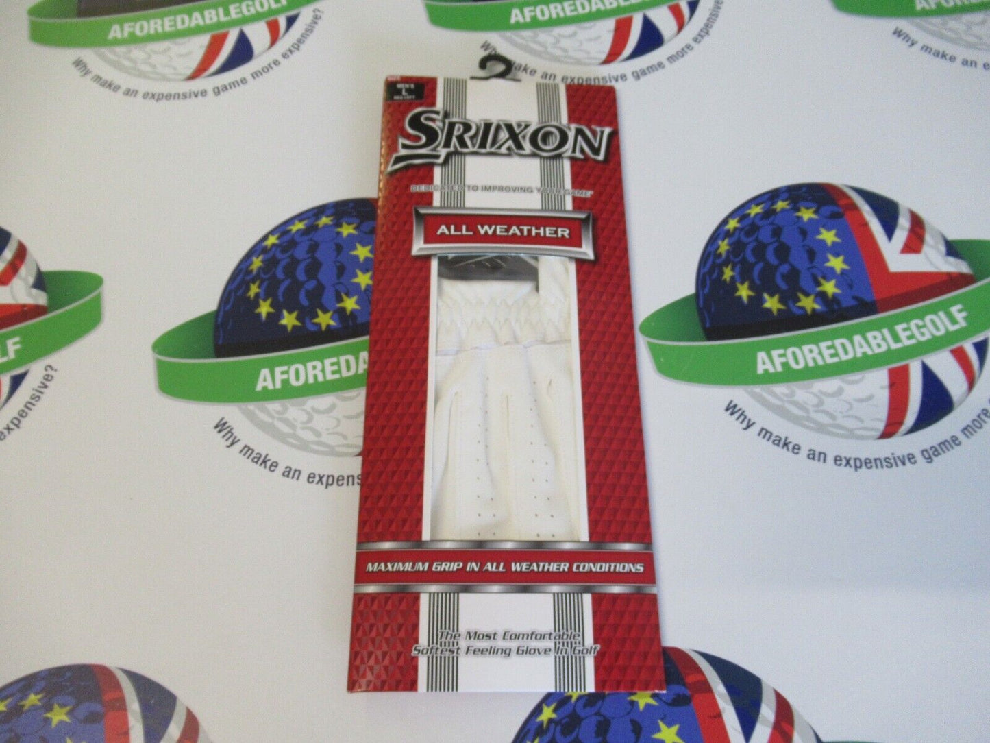 Srixon All Weather Left Hand Golf Glove Size Large