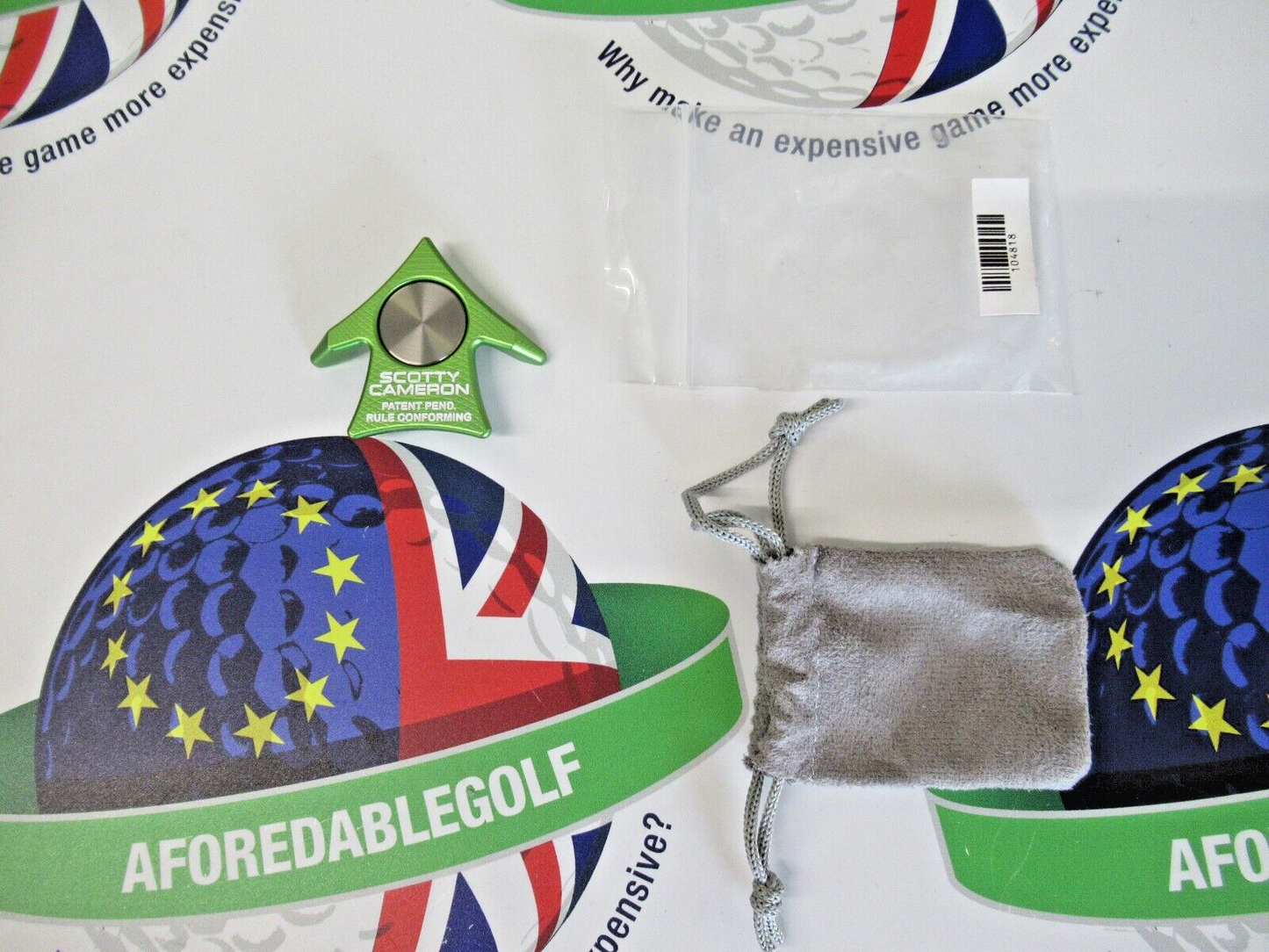 Titleist Scotty Cameron Aero Alignment Tool - Bright Dip Green