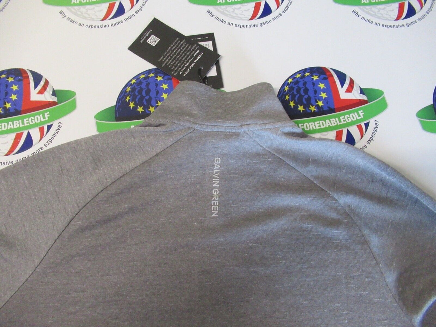 Galvin Green Ladies Diora 1/2 Zip Insula Pullover Grey Melange UK Size Medium